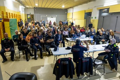 La reunió de seguretat es va fer ahir a la tarda al col·legi Ciutat Jardí.