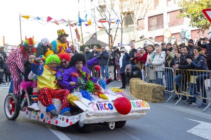 La baixada pel carrer la Palma va ser un dels moments més divertits i ‘tensos’ de la carrera.