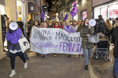 Imatge d’arxiu d’una protesta contra la violència masclista.