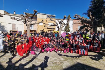 Comparses participants al Carnaval de Castellserà.