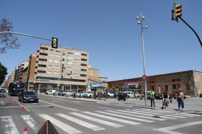 La nova estació d’autobusos es preveu en aquest emplaçament.