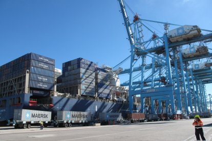 Els ports són una de les principals portes de sortida de les exportacions espanyoles.