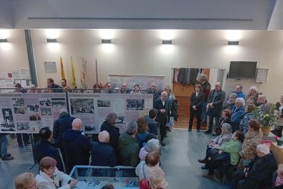 Inauguració ahir de l’exposició ‘L’Orfeó de Tremp (1924-2024)’.