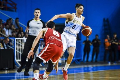 Marcos, ex del Força Lleida, va debutar amb la selecció argentina.