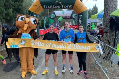 Alba Cabasés, Maite Farran i Roser Xipell, el podi dels 10 km.