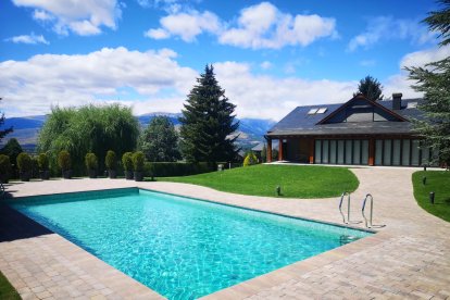 Una de les piscines fetes per Construar Piscines.