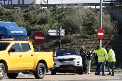 Un dels vehicles implicats en el sinistre.