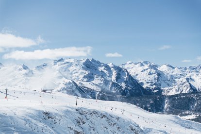 Les pistes de Baqueira després de l’última nevada.