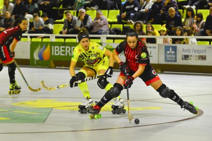 Luchi Agudo, en una acció d’un partit d’aquesta temporada.