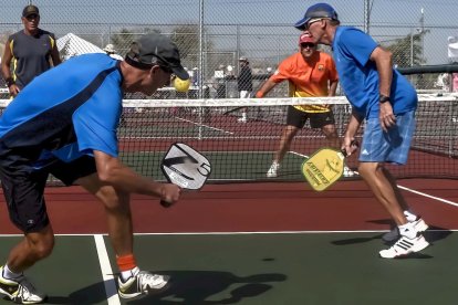 Exhibició de pickleball al CT Lleida