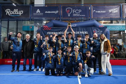 L’equip masculí del Pàdel Indoor es va imposar a Primera i Segona categoria.