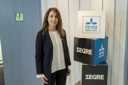 Meritxell Budó a les instal·lacions del Grup SEGRE.