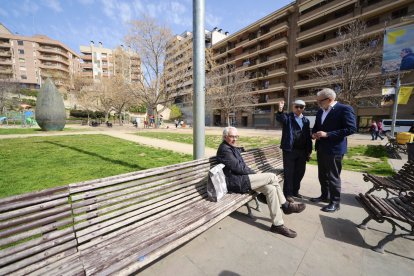 Larrosa va visitar ahir Escorxador-Templers i Instituts Sant Ignasi.