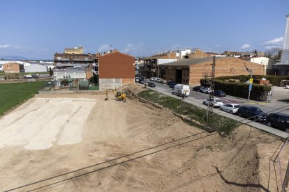 El pàrquing de l’avinguda Verge del Claustre.