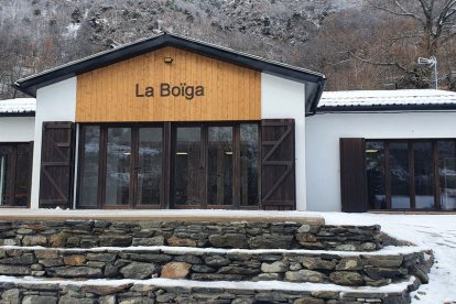 L’edifici La Boïga acollia la cantina de la colònia en la qual vivien els treballadors de Copisa.