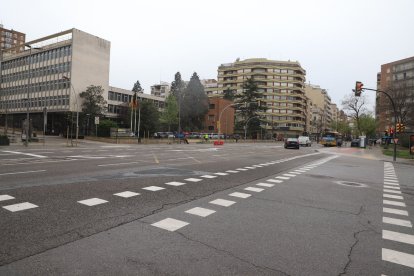 Desplacen el pas de vianants d'Alcalde Porqueres amb Prat de la Riba