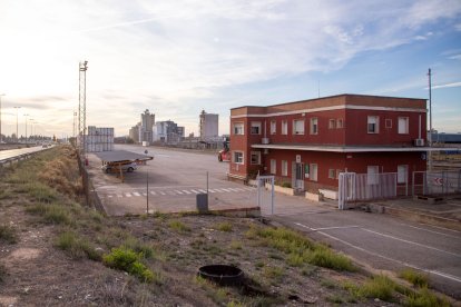 Imatge d’arxiu de la zona de l’estació ferroviària del Pla de Vilanoveta.