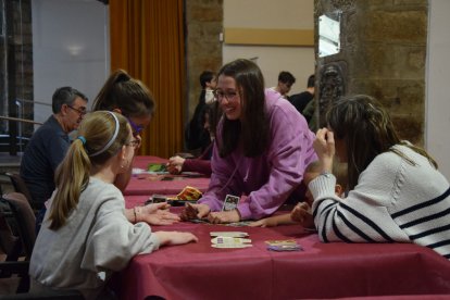 La Sala de Sant Domènec va acollir ahir les primeres partides.