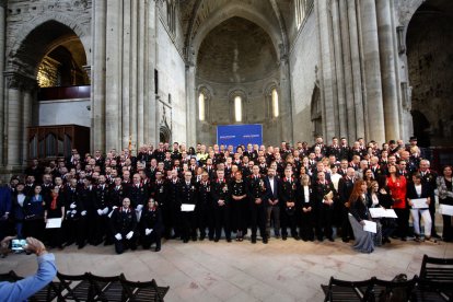 Celebració a Lleida del Dia de les Esquadres l’abril de l’any passat.