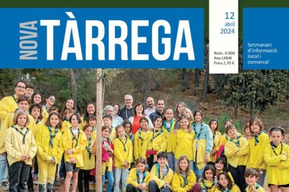 Portada del número 4.000 de ‘Nova Tàrrega’ publicat ahir.