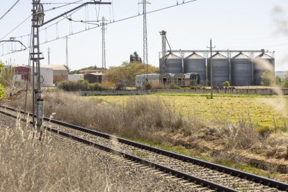 Part dels terrenys de l’antic dipòsit duaner, on està prevista la planta de residus.