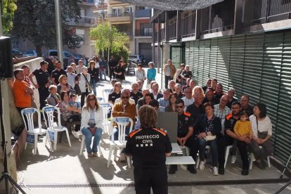 Homenatge pòstum a l'excap de Protecció Civil