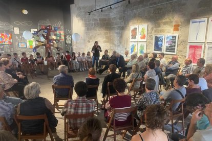 El vermut musical a la plaça de l’Església Vella de Penelles.