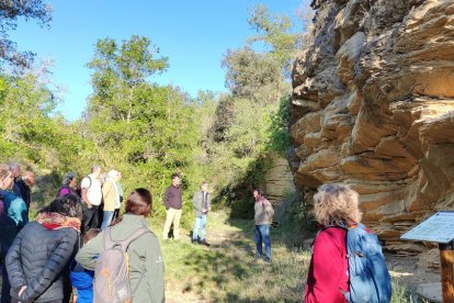 Visita al barranc de la Règola, a la comarca de la Noguera.