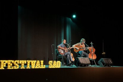 El concert de Renaldo & Clara, al Casal Sebastià Serrano.