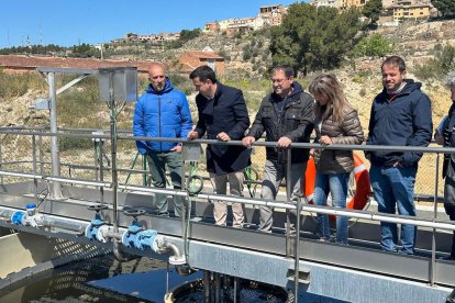 El director de l’ACA, Samuel Reyes, va visitar la instal·lació.