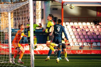 Konu, en foto d’arxiu, va ser qui va empatar el partit per a l’Atlètic Lleida.