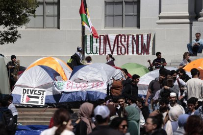 Acampada propalestina a la Universitat de Califòrnia a Berkeley.