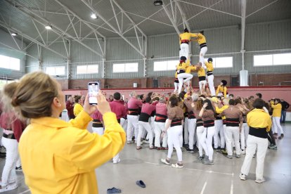 Els Malfargats de Pallars durant la diada de ‘bateig’, aquest dissabte a Tremp.