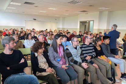 Un moment de la jornada de portes obertes a l’Escola Politècnica Superior de la UdL.