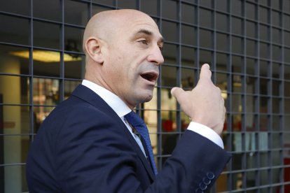 Rubiales, abans d’entrar a declarar als jutjats.