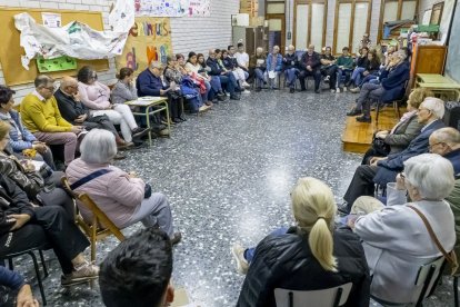 Reunió d’ahir amb els representants dels diferents grups de la parròquia.