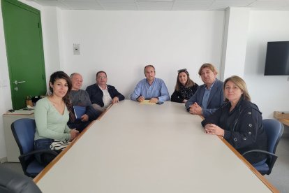 La reunió dels alcaldes del Baix Segre amb Salut de la qual van sortir descontents.