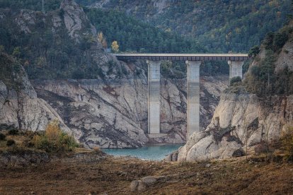 El pantà de la Llosa del Cavall, a Navès, és la 22,4% de capacitat en l’actualitat.