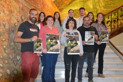 Presentació del Maldant la Pedra, ahir a la diputació de Lleida.