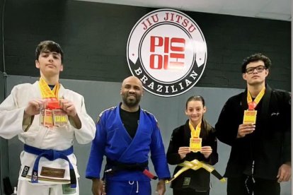 Cinc podis per al BJJ Lleida a l'Estatal de Jujutsu a Madrid