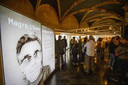 L’IEI va inaugurar ahir l’exposició ‘Jaume Magre. L’home inabastable’, que podrà veure’s fins al juliol.