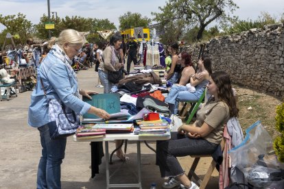 El mercat es va celebrar al passeig Sant Jordi de la població.