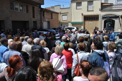 Els manifestants la setmana passada a les Borges Blanques.