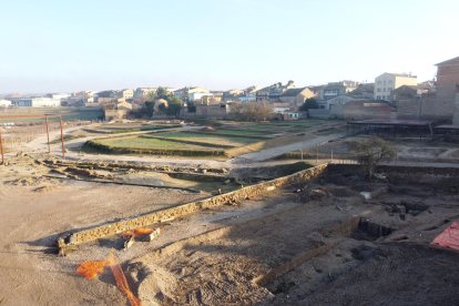 La zona del parc arqueològic on es construirà el museu.