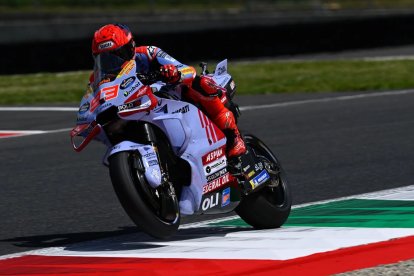 Marc Márquez, ahir durant la primera jornada d’entrenaments oficials.