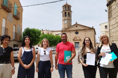 Els edils de Junts i ERC que promouen la censura juntament amb el del PSC (que no és a la foto).