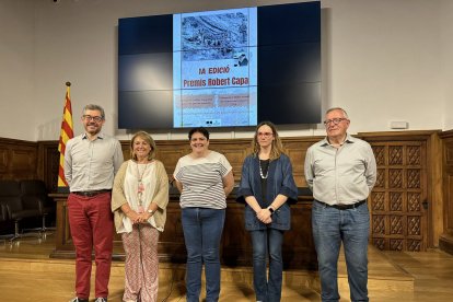 Presentació ahir de la primera edició dels Premis Robert Capa.