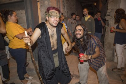 La festa del Dimecres de Cendra de l’Aquelarre al Carreró.