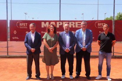 José Luis Solans, Sandra Marco, Òscar Villaverde, Fernando Sacristán i Jaume Lluís Fontanet.