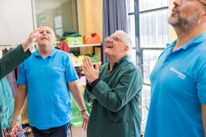 Una de les activitats organitzades per voluntaris de CaixaBank.